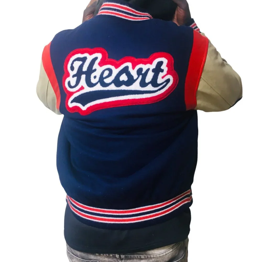 Varsity Jacket Heart Clothing Limited Release NYC Leather Wool